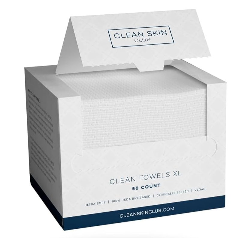 Clean Skin Club Clean Towels XL - 50 Count